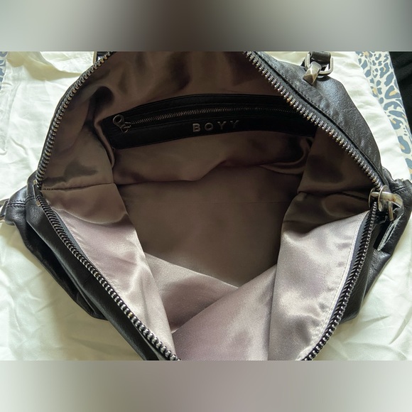 BOYY MARTIN CUBE BAG IN BLACK LEATHER - Picture 4 of 11